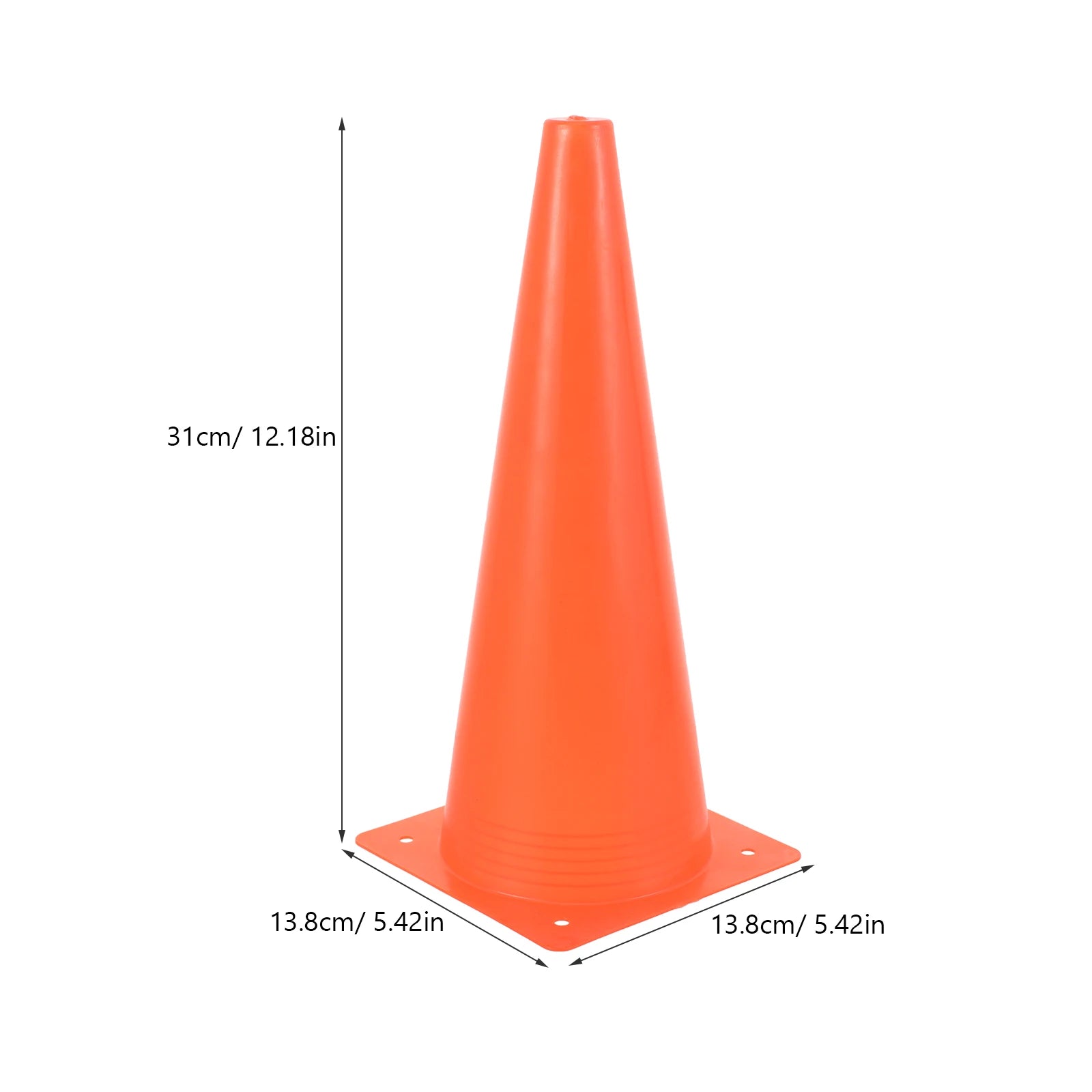 4Pcs Safety Soccer Cones Training Football Cones Plastic Cones Sports Traffic Flag Bucket Basketball Road Obstacle Agility Cones