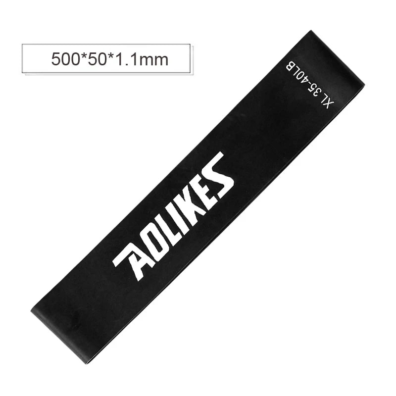 AOLIKES 1PCS Fitness Elastic Resistance Bands Home training yoga sport resistance bands Stretching Pilates Crossfit Workout Gym