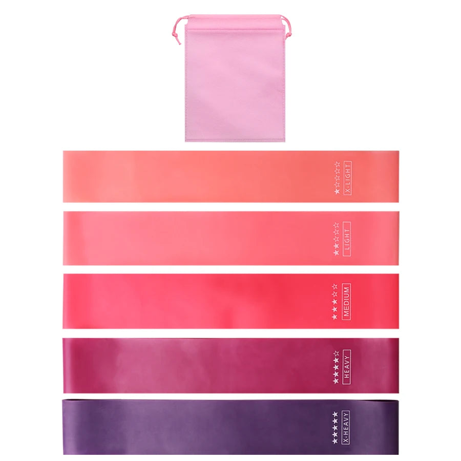 Fitness Elastic Resistance Bands Home Pilates Yoga Sport Resistance Bands Stretching Training Crossfit Workout Gym Equipment