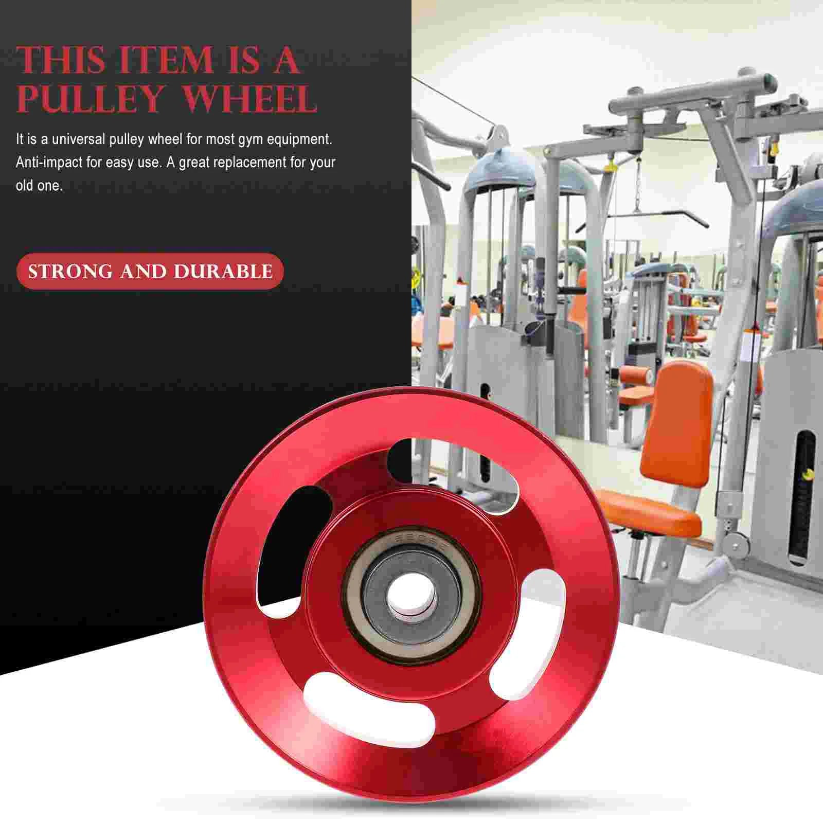 Aluminum Alloy Pulley Fitness Equipment Home Gym Household Exercise Wheel Practical Design Accessories Building Muscle Supplies