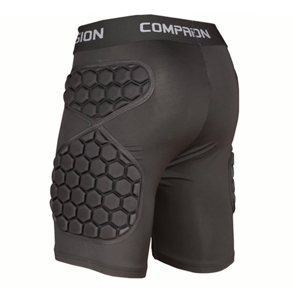 Football Soccer Goalkeeper Shorts EVA Sponge Protective Rugby Skateboard Training Shorts Hip Pad Sports Safety