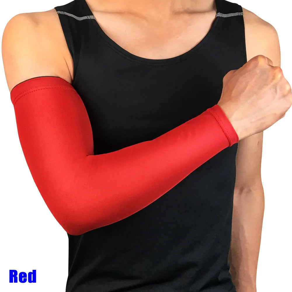 1Pcs Unisex Arm Sleeves UV Protection Golf Sun Protection Arm Cooling Sleeve,Sports Cooler Anti-slip Skin Protection for Cycling