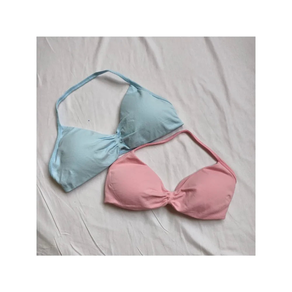 Summer European and American Neck-strapped Sports Underwear Beautiful Back Women Canwear Comfortable and Breathable Fitness Bras