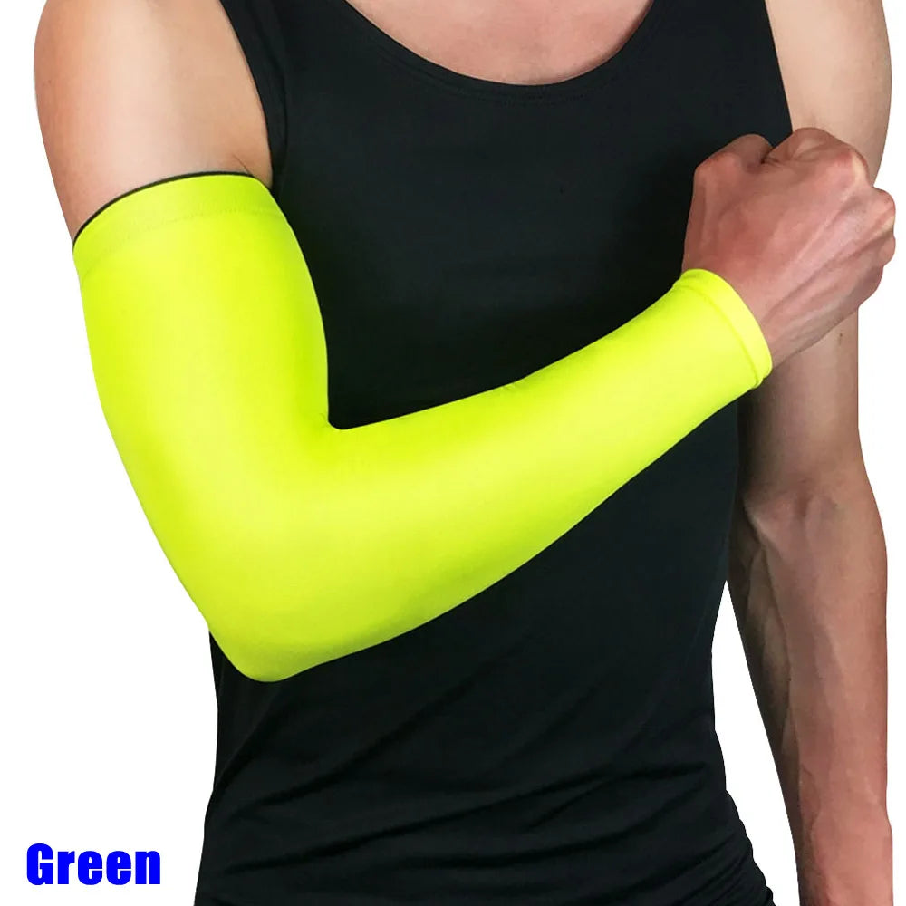 1Pcs Unisex Arm Sleeves UV Protection Golf Sun Protection Arm Cooling Sleeve,Sports Cooler Anti-slip Skin Protection for Cycling