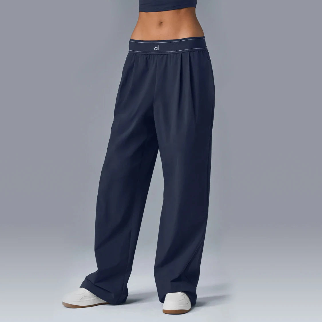 AL Women's Sport Tank Top Yoga Suit Up Gym Top Loose Breathable Sweat-absorb Casual Outdoor Comfortable High Waisted Pant