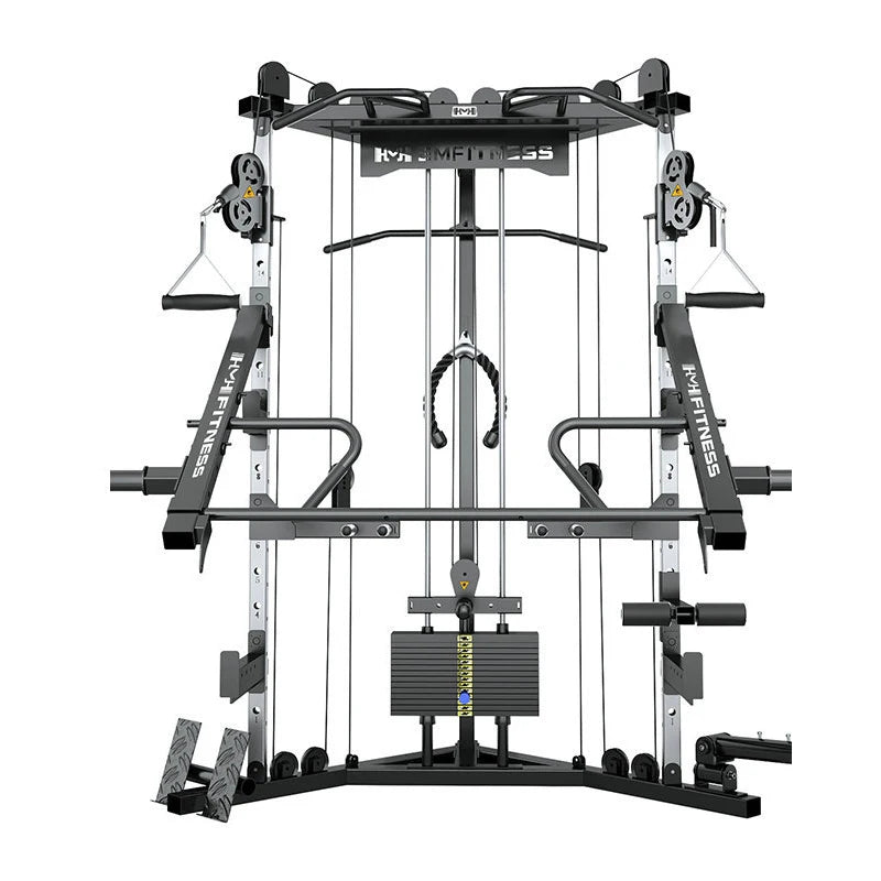 Gym commercial small bird dual arm machine comprehensive training device, multi-functional gantry strength fitness equipment