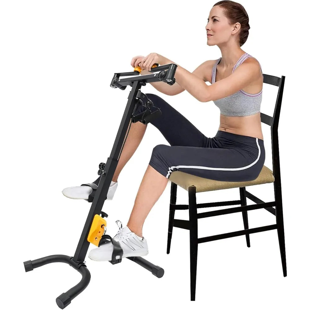 Foldable Pedal Exerciser Bike – Adjustable Rehab Fitness for Seniors