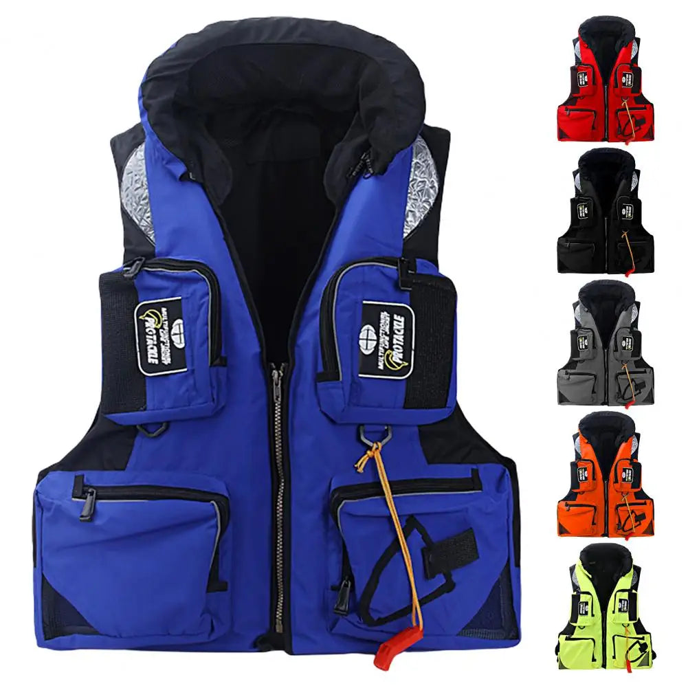 Life Vest Durable Waterproof Swimming Vest Unisex Adults Water Sports Safety Surfing Jacket for Fishing