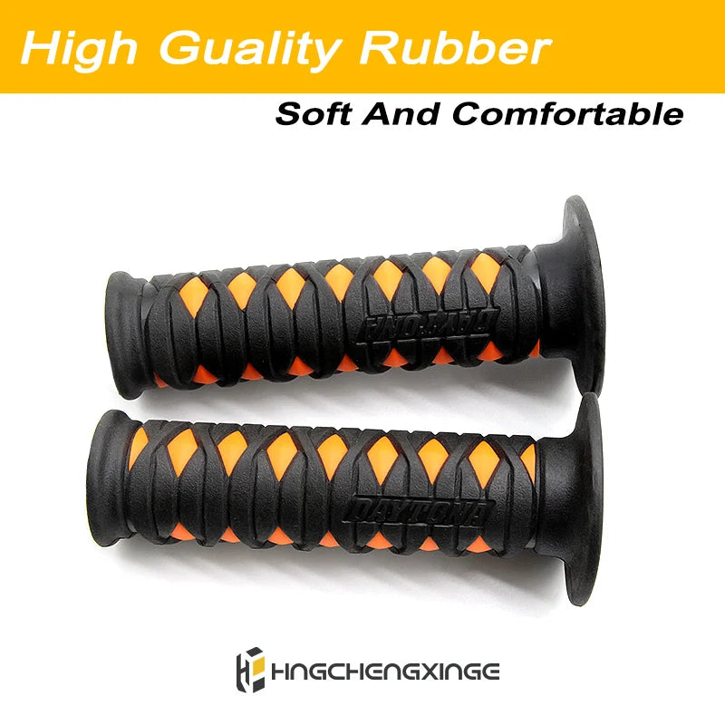 Handle Grip Motorcycle universal Handlebar Grip DAYTONA Dirt Pit Bike Motocross 7/8" Rubber Gel Hand Grips Brake Hands