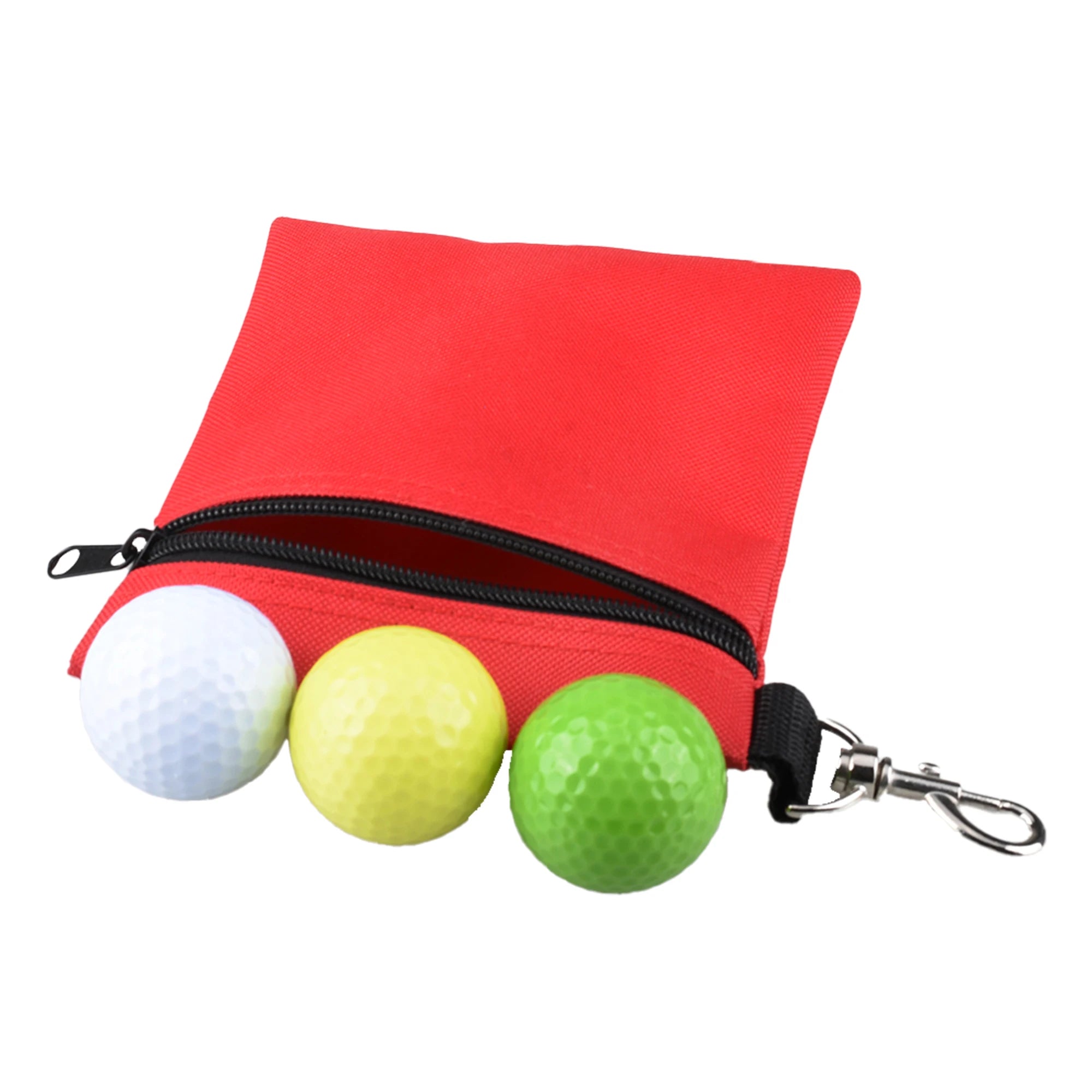 Golf Ball Bag Portable Waist Pack with Tee Storage Golf Accessories Pouch for Men & Women Lightweight Sports Belt Bag