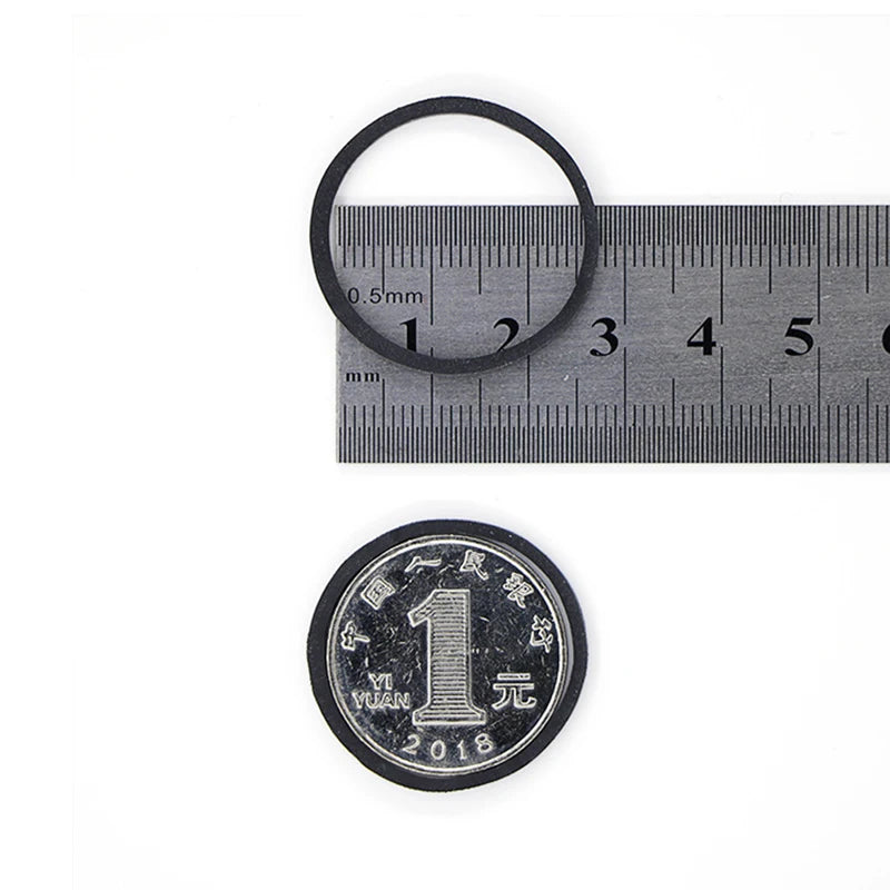 Black Rubber Band High-elasticity Rubber Band Durable Rubber Ring Tension-resistant Rubber Band Non-fading Rubber Ring