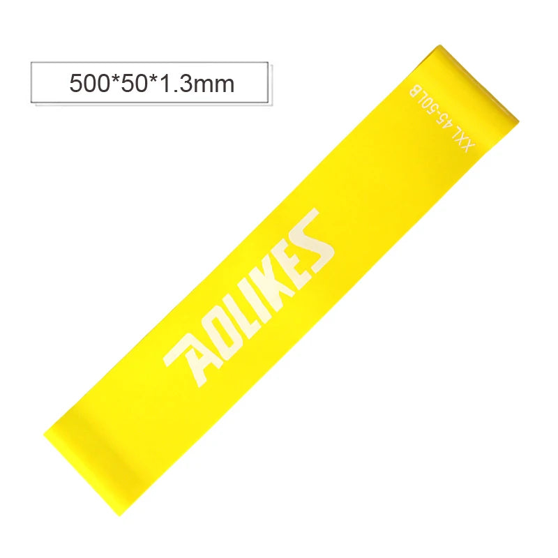 AOLIKES 1PCS Fitness Elastic Resistance Bands Home training yoga sport resistance bands Stretching Pilates Crossfit Workout Gym