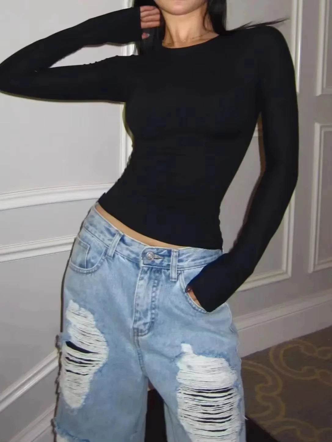 Women's Fitness Clothing Top Outdoor Workout Yoga Clothing Running Workout T-Shirt Women's Yoga Fitness Top