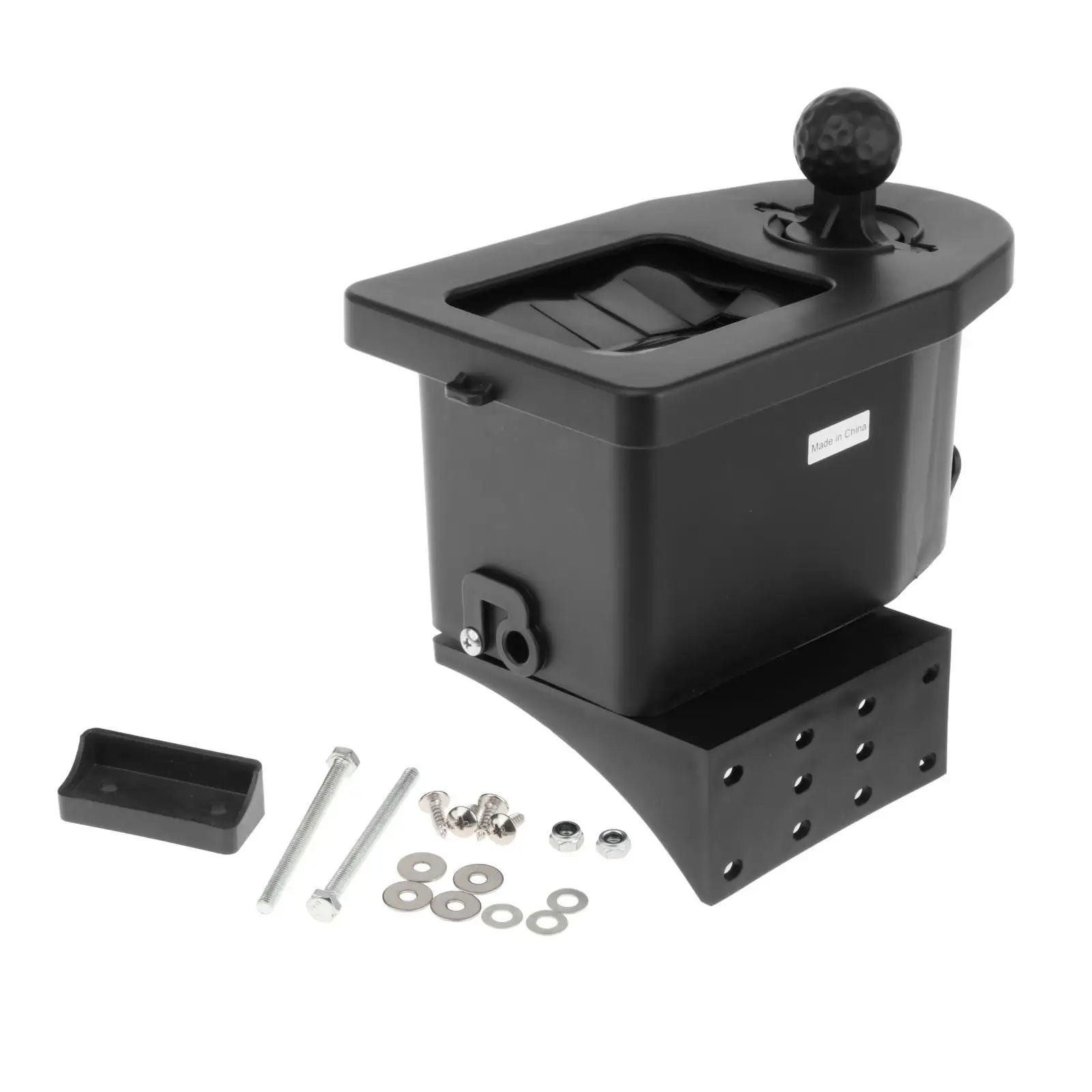 Golf Cart Club Balls Washer Pre Drilled Cart Mount Washing Machine with Bracket Set Maintain Set Golf Ball Club Cleaner