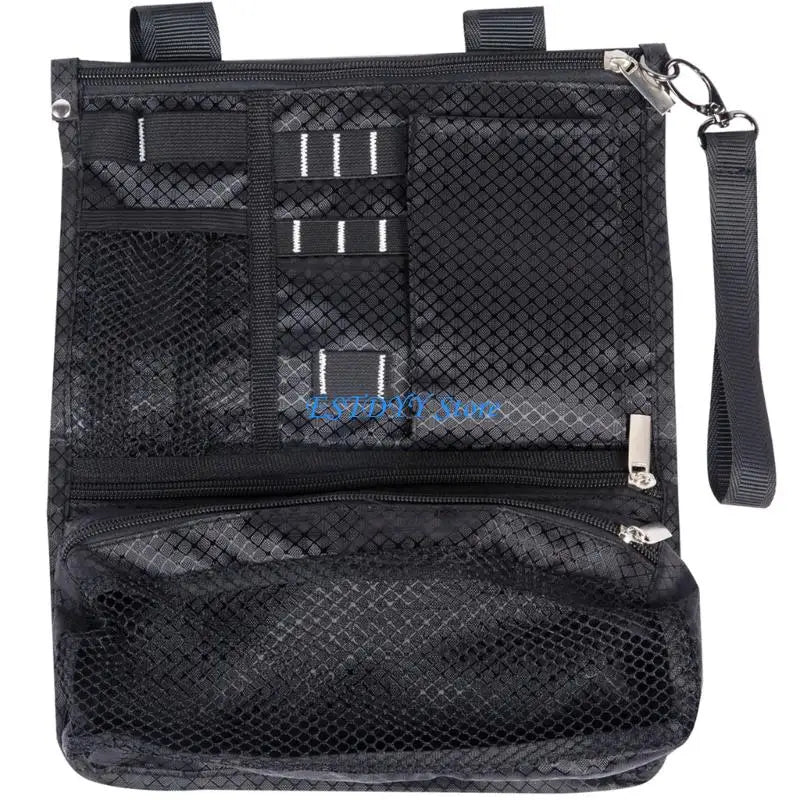 G6DE Golf Valuables Bag Golf Bag with Zipper Foldable Golf Pocket Golf Accessory Bag