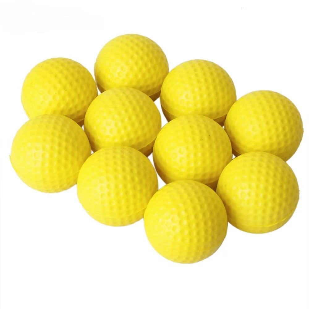 10 Foam Golf Practice Balls Soft Balls for Indoor or Outdoor Training Great for Improving Golf Skills Durable Sport Accessories