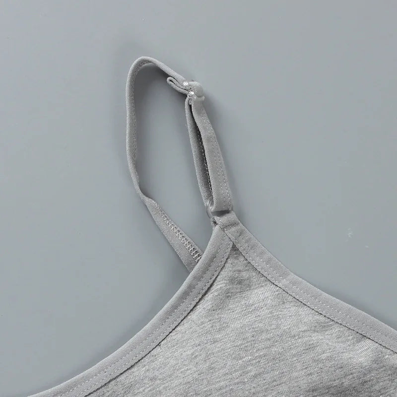 8-16 Years Cotton Girls Training Bra Adolescente Girl's Sport Bras Teen Girl Underwear Push Up Teens Bras With Chest Pad KF027