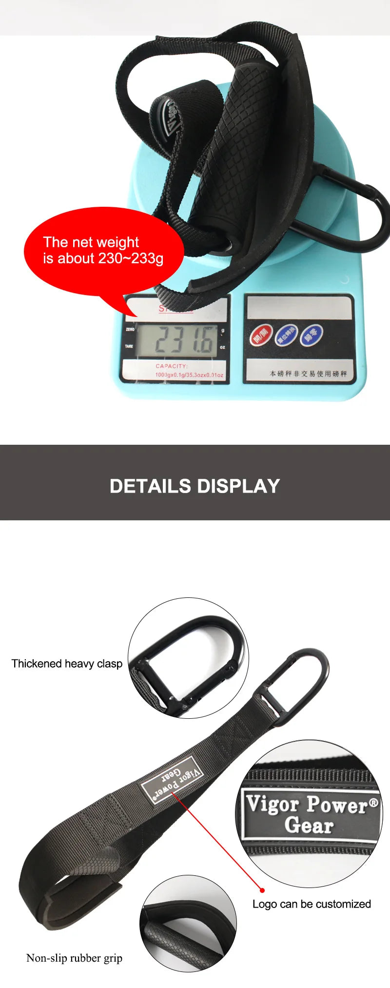 Tricep Rope Cable Attachment – Push/Pull Gym Handle