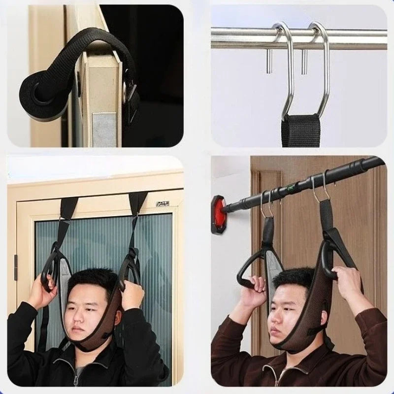 Cervical Horizontal Bar Cervical Traction Belt Strap Suspension Household Traction Belt Neck Suspension Neck Stretching Device
