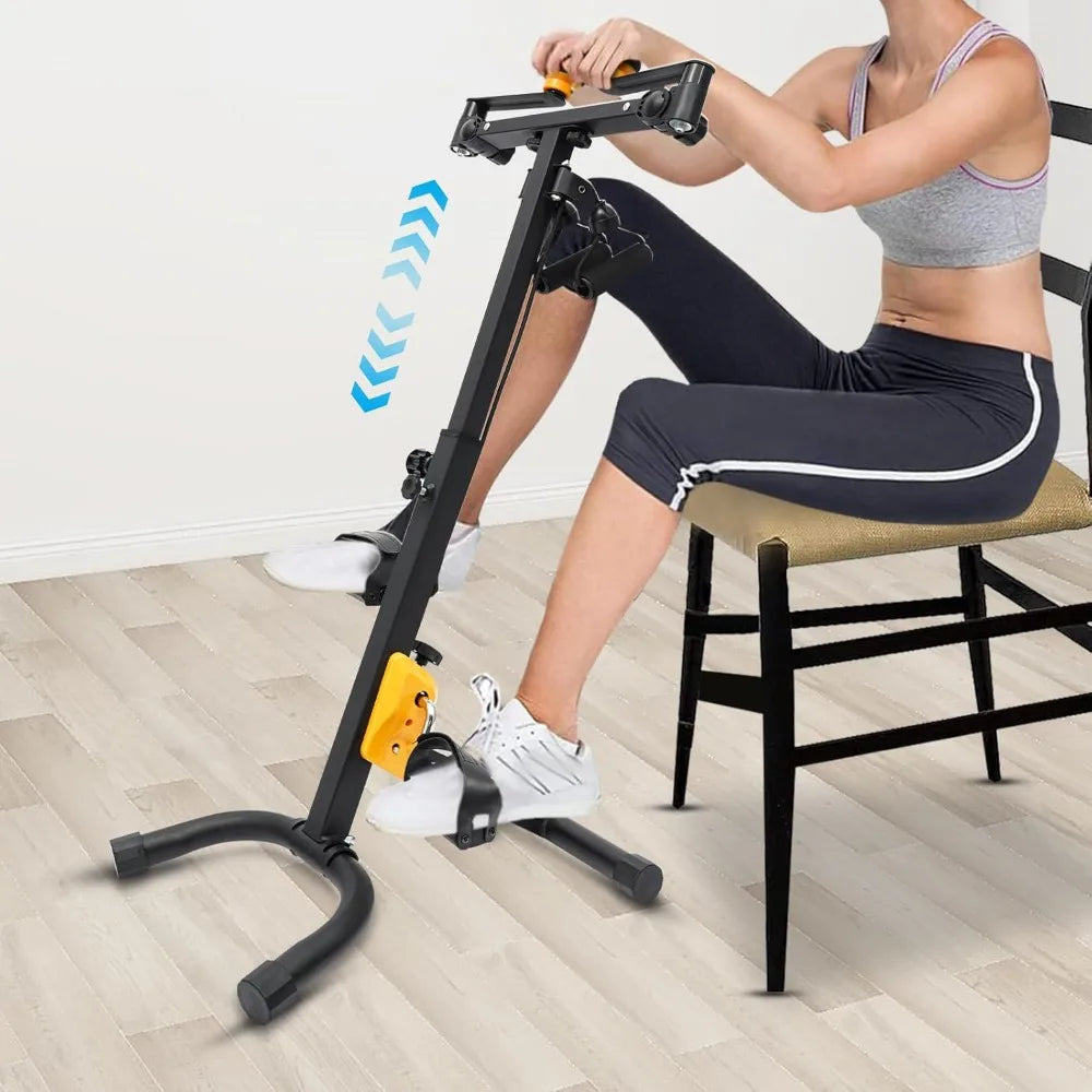 Foldable Pedal Exerciser Bike – Adjustable Rehab Fitness for Seniors