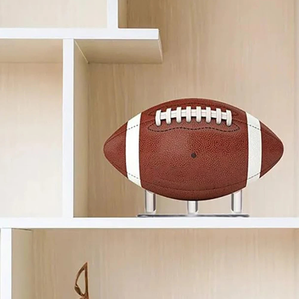 Acrylic Transparent Ball Stand – Tripod Holder for Sports