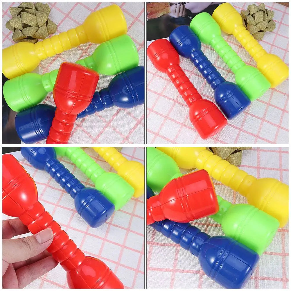 2Pcs Plastic Dumbbells Children'S Sports Fitness Dumbbells Fitness Equipment Children Dumbbells Toddler Toys Fitness Barbell