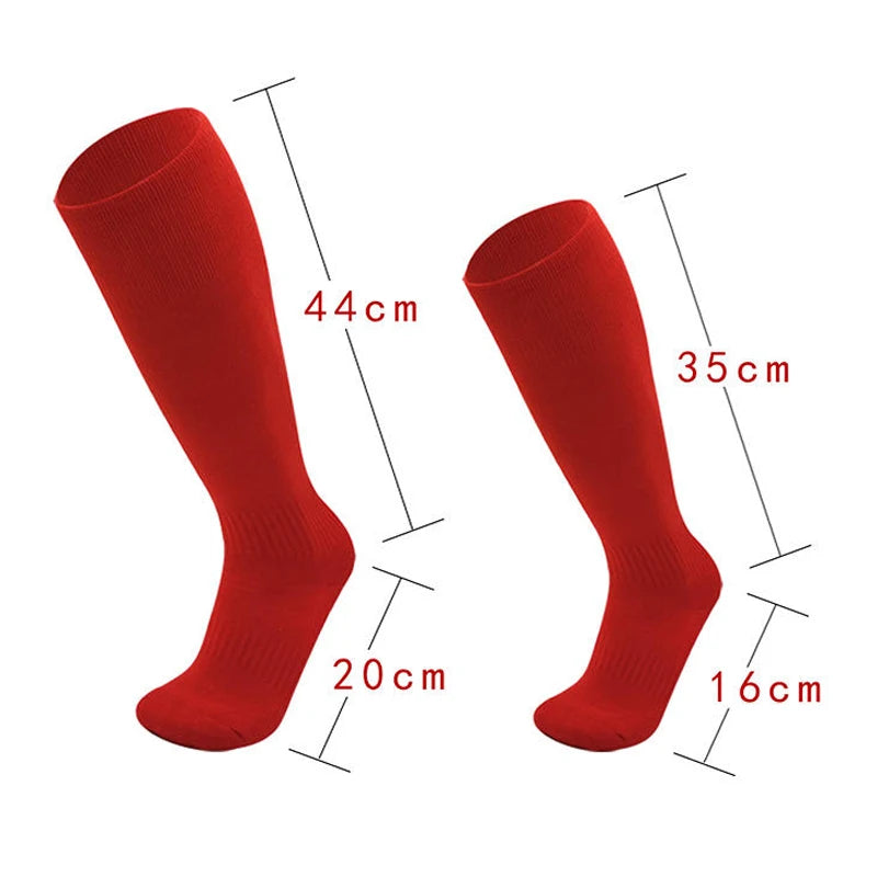 Soccer Socks Breathable Outdoor Football Sports Rugby Stockings Over Knee High Volleyball Baseball Hockey Kids Adults Long Socks