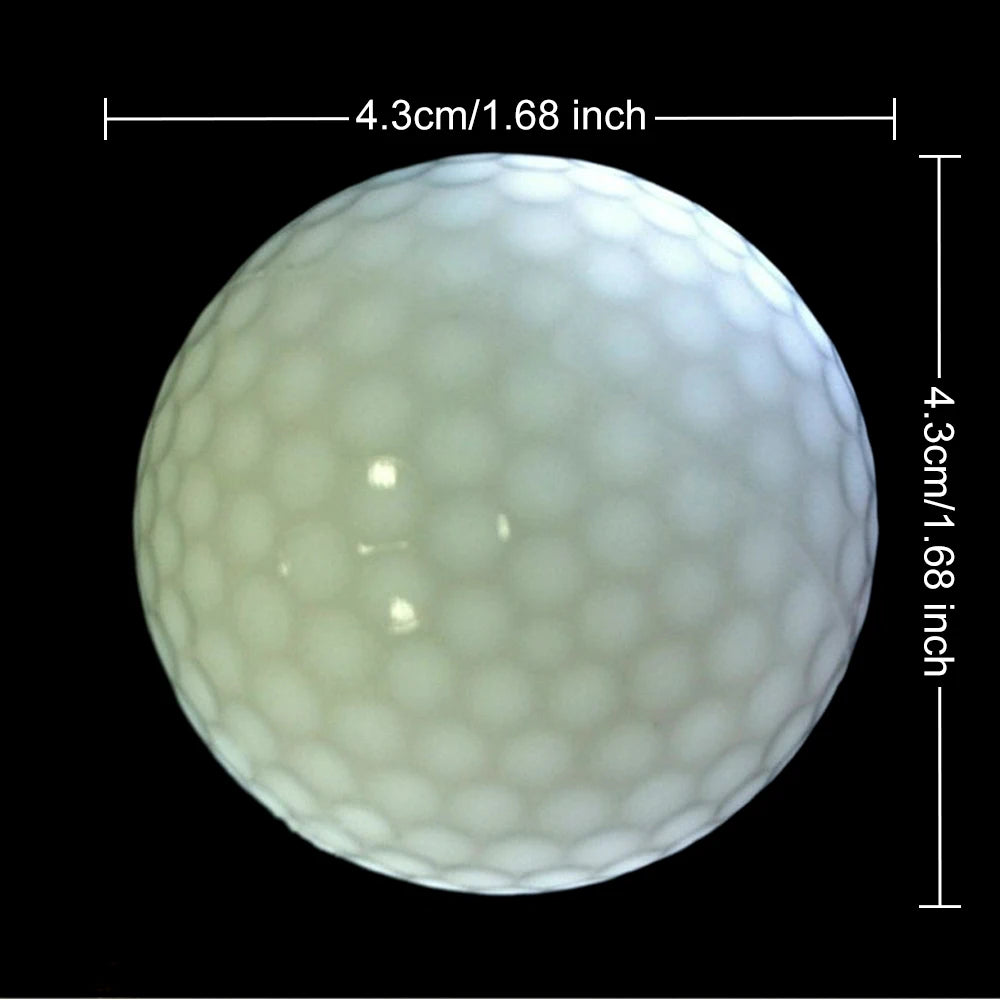 1pcs New LED Golf Ball Light up Golf Ball Night Golf Balls Luminous Golf Balls Glow Dark Golf Ball 8 Colors for Your Choice