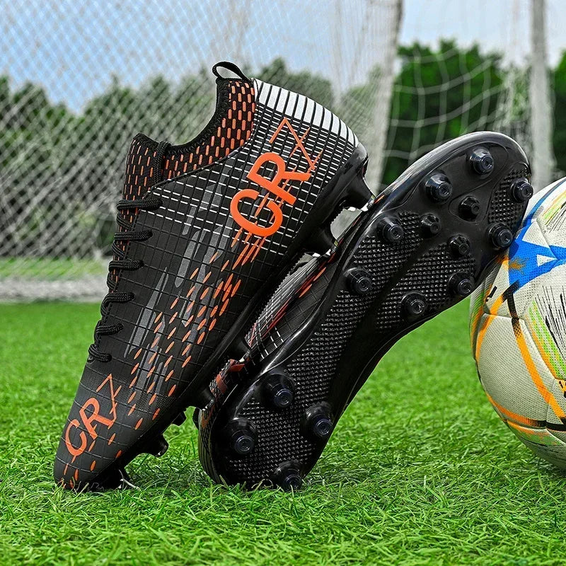 New Men Professional Football Boots Unisex Drop Shipping Breathable Sports Soccer Shoes Cleats Outdoor Ultralight Non-slip Light