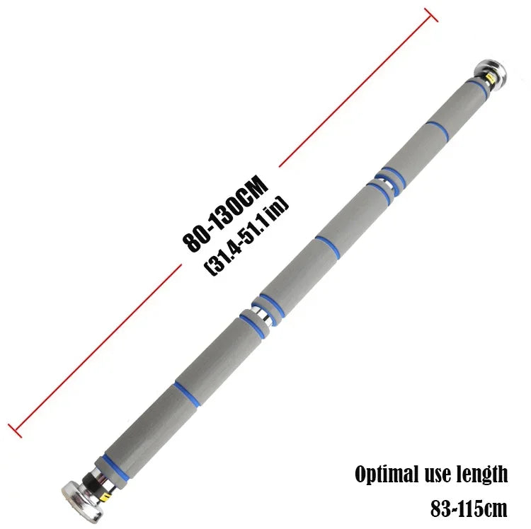 200kg Adjustable Door Horizontal Bars Exercise Home Workout Gym Chin Up Pull Up Training Bar Sport Fitness Equipment