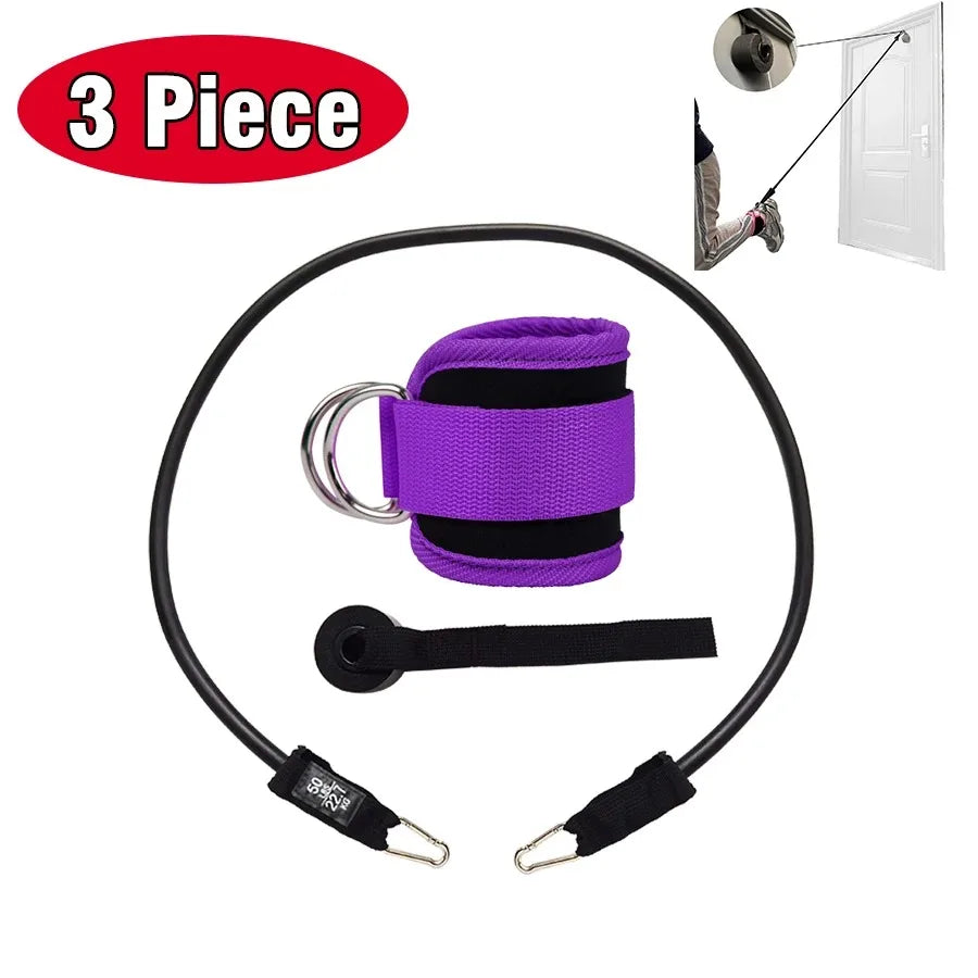Resistance Bands With Ankle Straps Fitness Workout Training Resistance Bands Home Yoga Stretch Elastic Pilates Gym Equipment