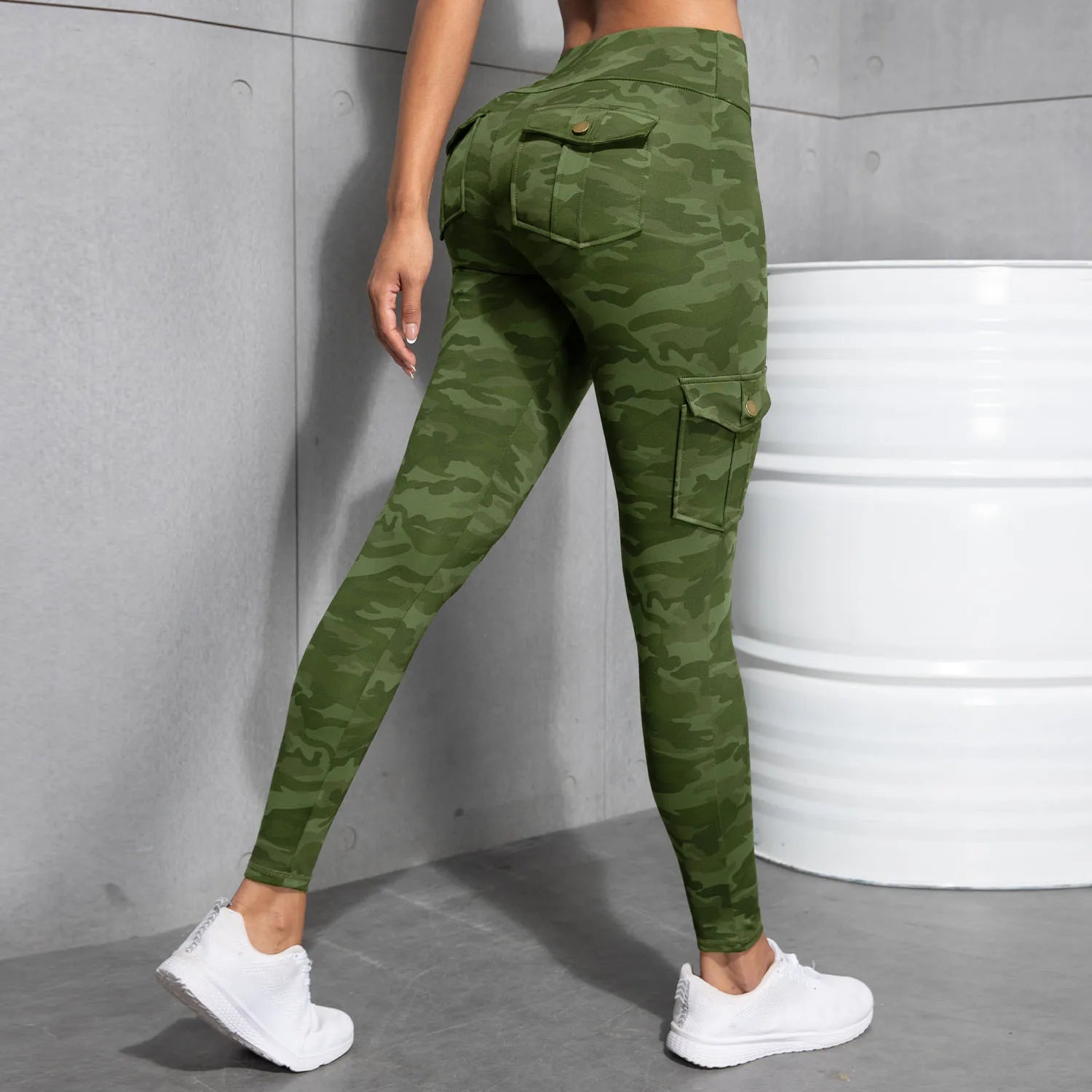 New Camouflage Printed Yoga Pants Women's High Waist Butt Lifting Workout Tights Push Up Fitness Leggings Gym Activewear