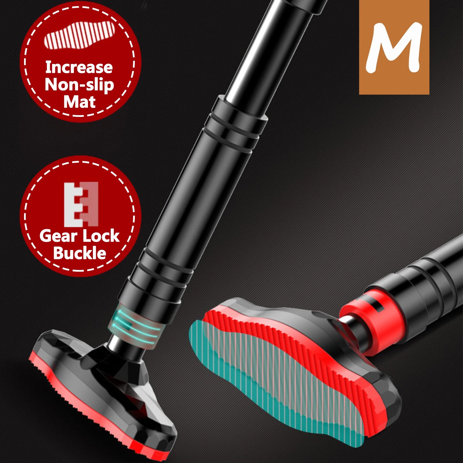 Pull Up Bar Doorway - Adjustable Chin Up Bar for Home Gym, Door Horizontal Trainer for Sport Fitness and Strength Training