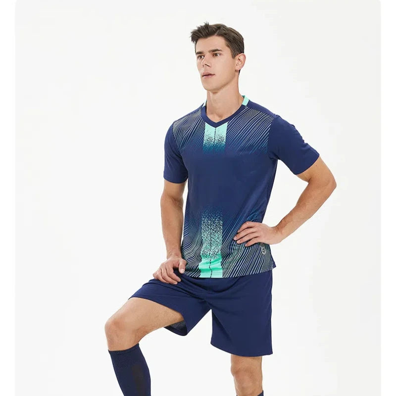 Children's Soccer Game Training Uniform Youth Team Uniform Set Infant Soccer Jersey with Quick-drying Soccer Uniform