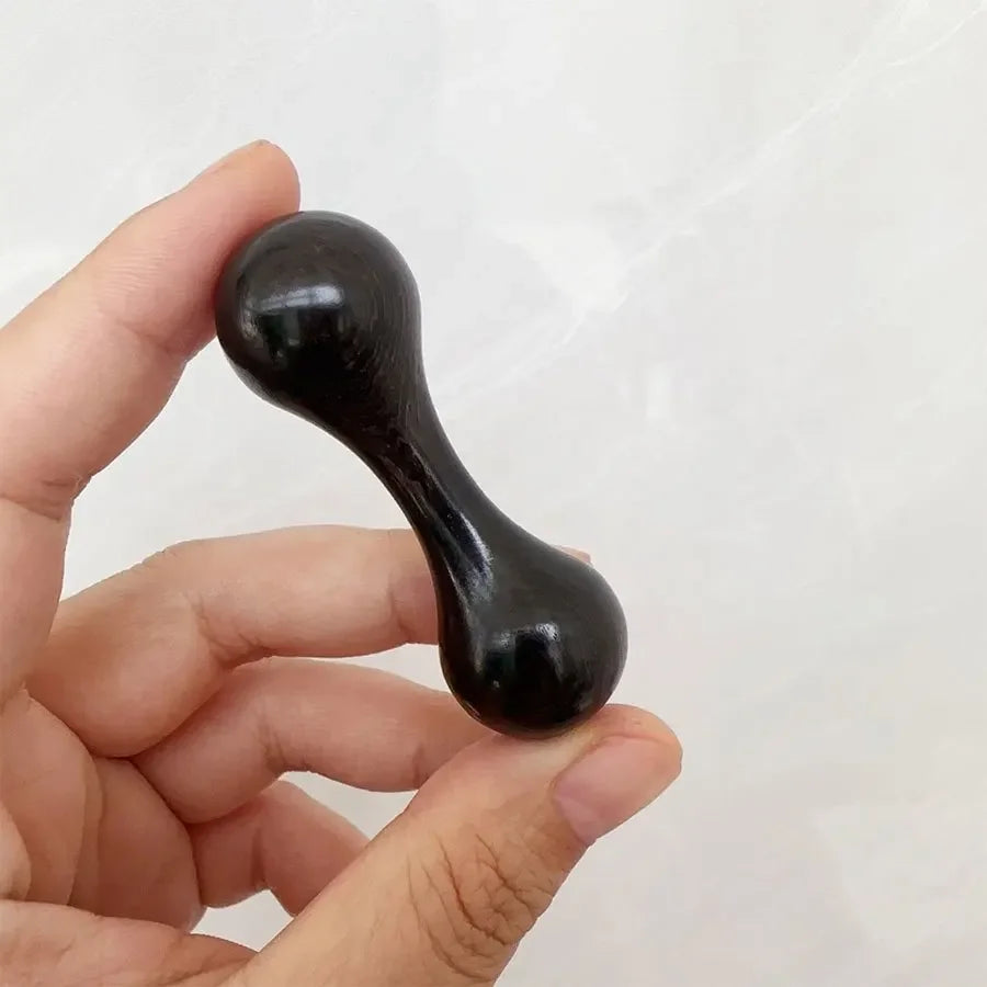 Mini Dumbbell - Decompression DIY Fingertip Joint Gyroscope - Decompression Finger Exercise Tool-Wooden for Knuckle Bone Design