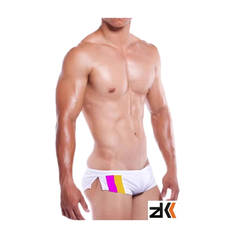 Men's Yoga Clothes Yoga Pants Shorts Low Waist Quick Dry High Split Breathable Fresh Sexy Fashion Shorts