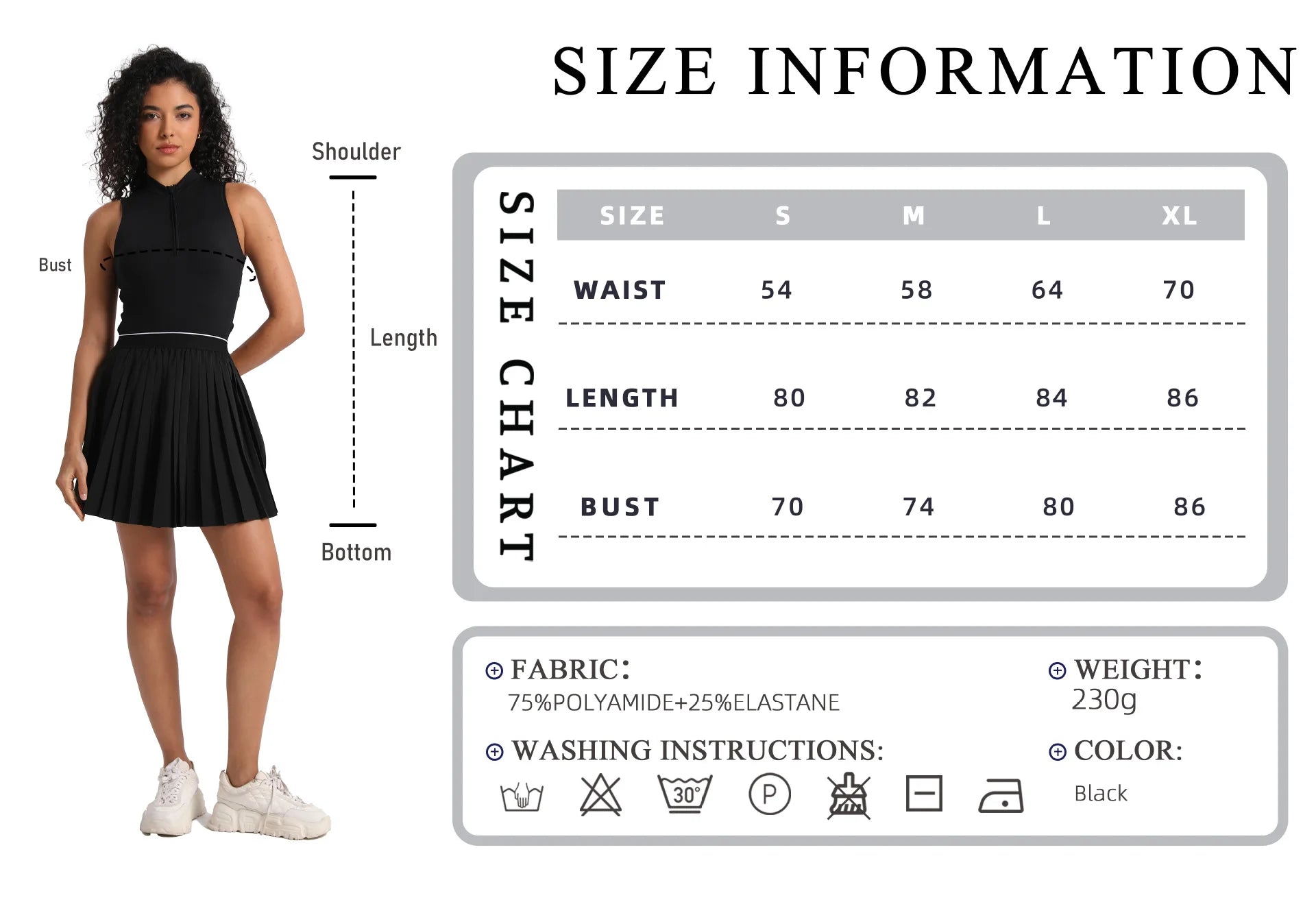 European and American Casual Sports Fitness Yoga Suit Sleeveless Back Hollow Black Tennis Dress