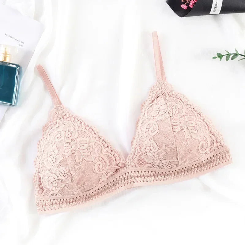 Women Bras Comfort Sport Bralette Underwear Sexy Seamless Lingerie Lace Backless Push Up Bra Corsets Top with Cups Ropa Mujer