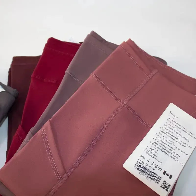 Yoga Clothing Women's Sports High Waist Tight Pants Yoga Pants Multi-Pocket Night Run Cycling