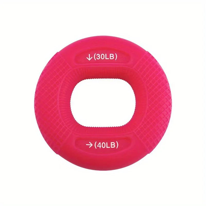 Build Muscle Strength in Your Hands with this 20-80LB Hand Muscle Training Silicone Ring - Perfect for Home Gyms!