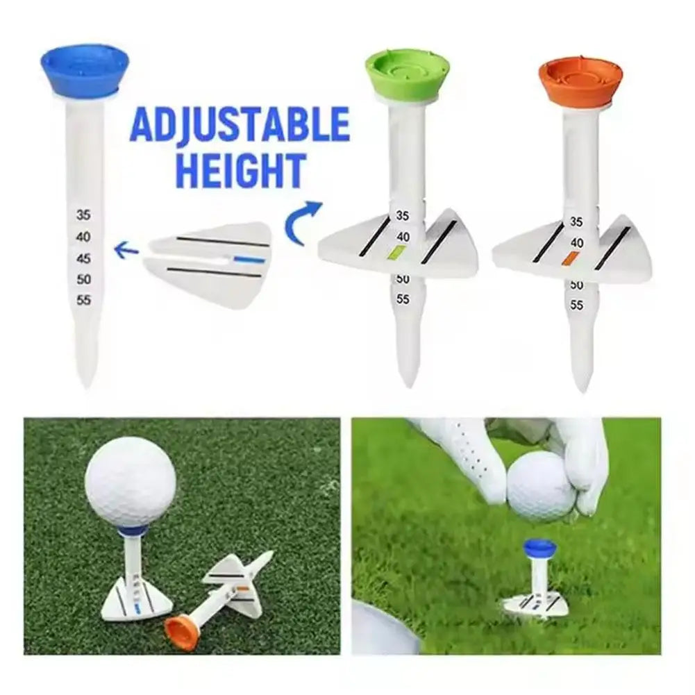 Rubber Golf Tees Adjustable Height W3Z2