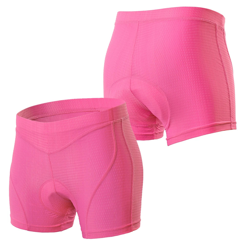 Women’s 3D Padded Bike Underwear – MTB Cycling Shorts