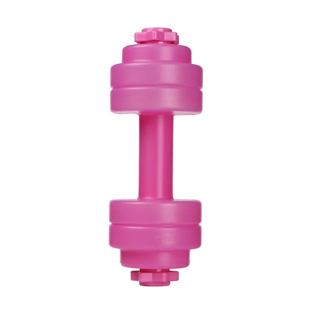 Max 1KG Dumbbell Water Cup 830ML Plastic Water-filled Dumbbells Multifuntion Portable Fitness Water Bottle School