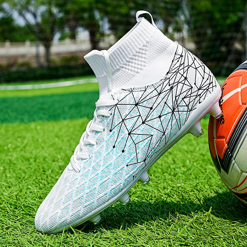 Men's safety wrapped anti-slip turf football shoes training football shoes sports shoes men's football shoes