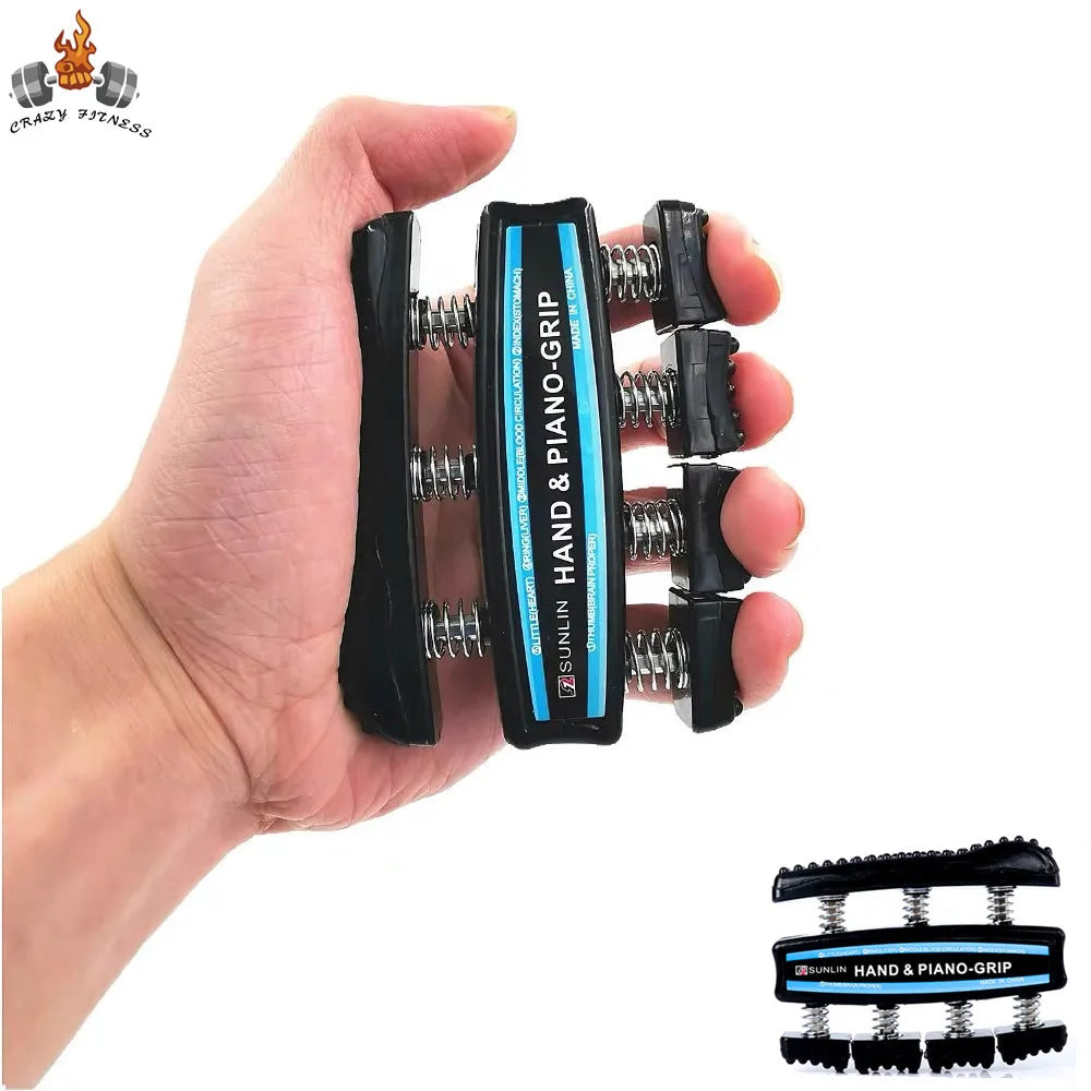 Finger Strengthener Hand Piano Grip Exerciser Finger Power Trainer Gripper Hand Workout Therapy Rehabilitatio Gym Equipment
