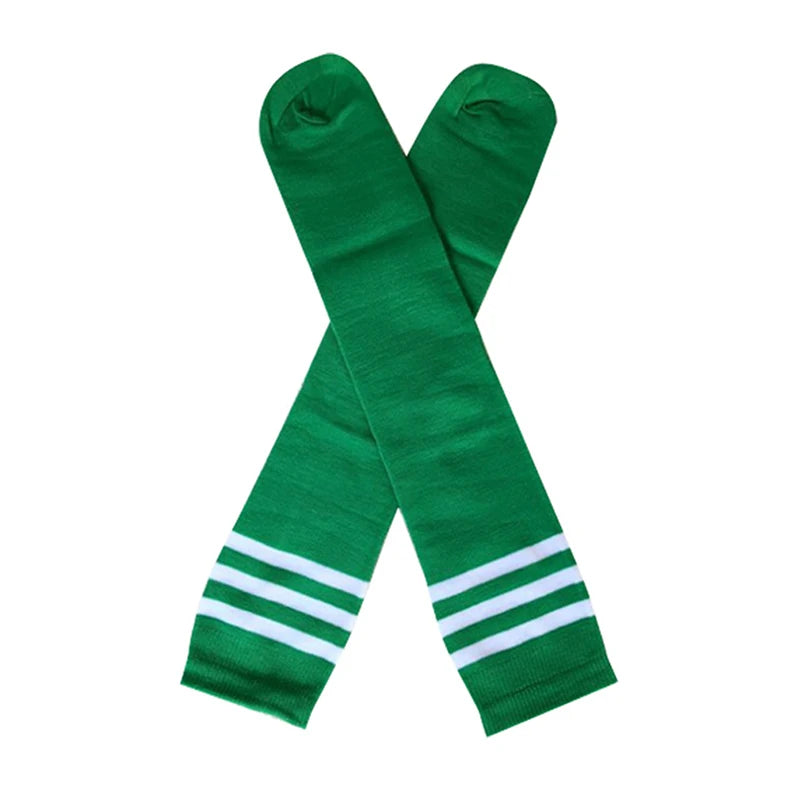 New Football Sports Socks Long Knee Cotton Spandex Kids Legging Stockings Soccer Baseball Ankle Children Socks Hot Sale