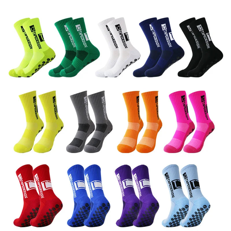 Soccer Sports Socks Non-slip Socks Rubber Football Cycling Socks Grip Running Yoga Basketball Socks 38-45 Colors