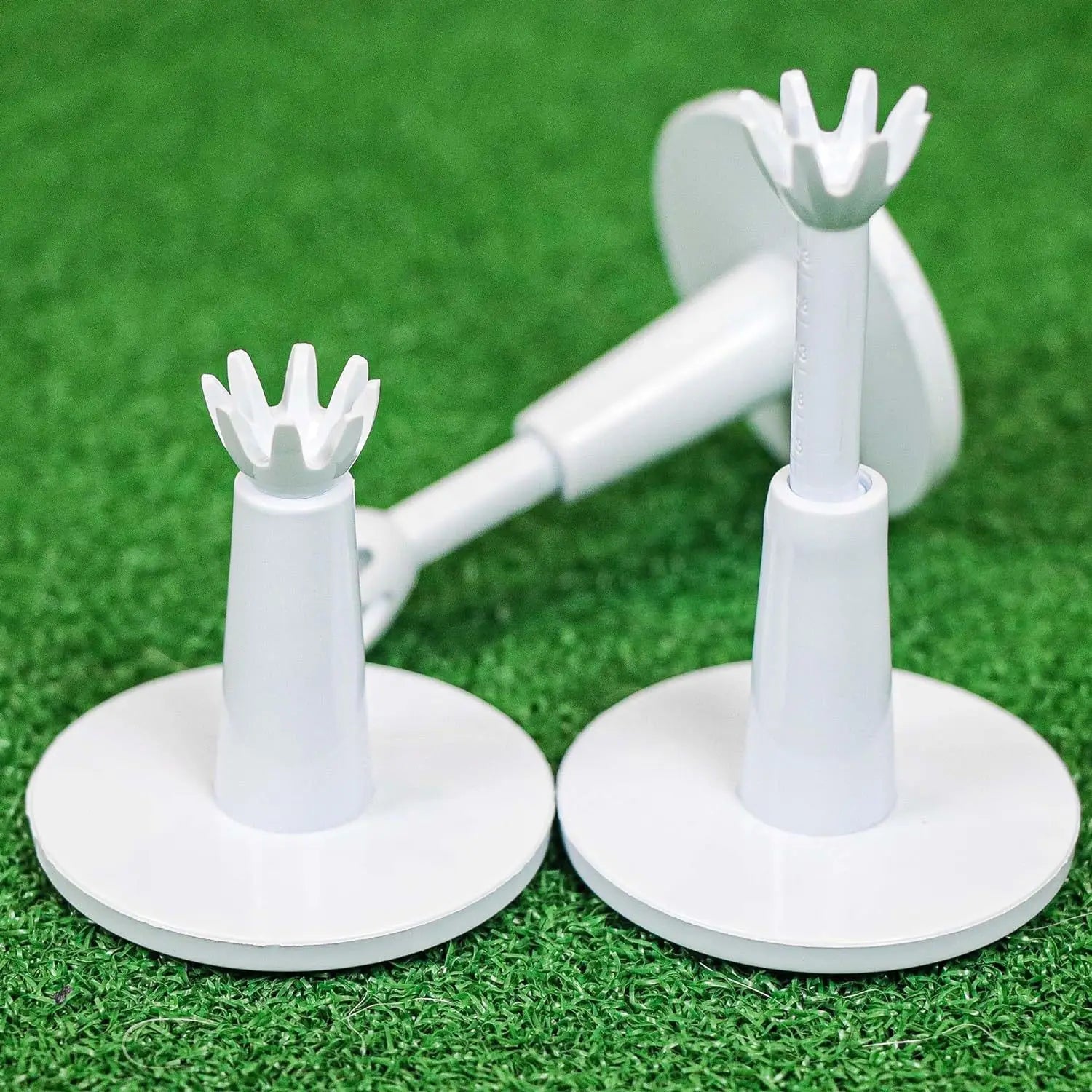 2pcs/pack Golf Tees Golf Adjustable Range 53 58 63 68 73cm Stability Durable Tees Holder Golf Training Aid Gift Golf Accessories