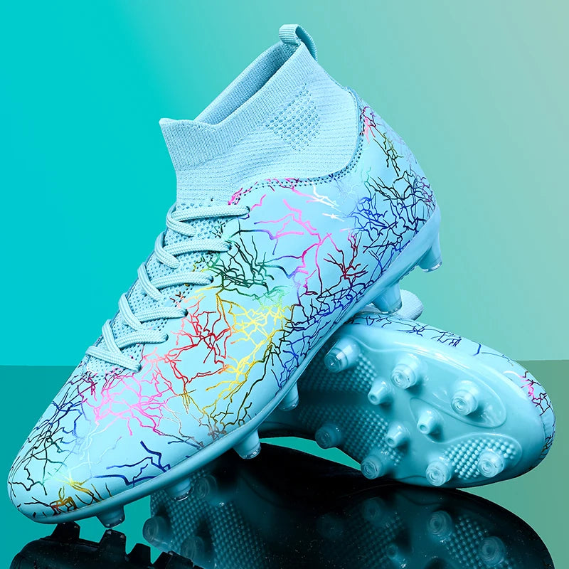 Soccer Shoes Original Men Football Boots Child Studded Boots Soccer Tennis Shoes Non-slip Training Sneakers Turf Futsal Trainers