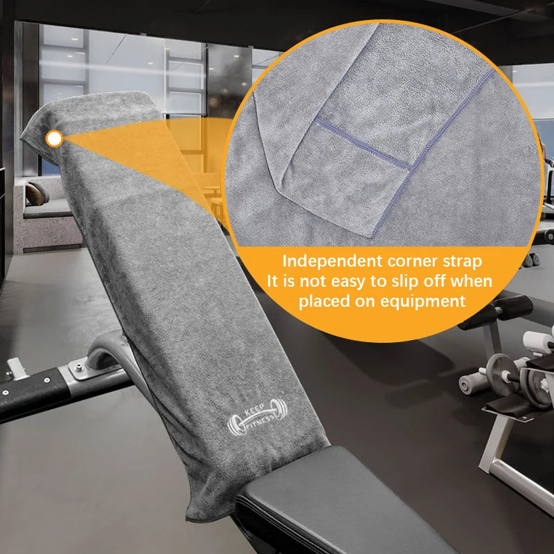 42x95CM Microfiber Yoga Exercise Swimming Fitness Towel Beach Running Home Towel Gym Equipment Sweat Pad Towel